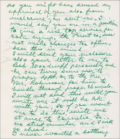 Lot #1130 Ty Cobb: The Georgia Peach discusses, in great detail, his shrewd investments in Coca-Cola - Image 6