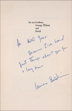 Lot #524 James Baldwin Book - Image 1