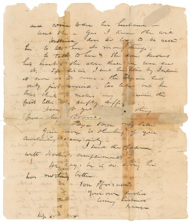 Lot #397 George E. Pickett: Pickett pines for his 15-year-old bride: ?I rolled and tossed and thought of my heart?which was absent? - Image 2