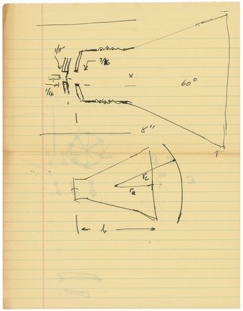 Lot #206 Philo T. Farnsworth: Farnsworth personal volume with Cathode sketches - Image 3