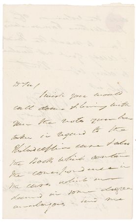 Lot #126 Martin Van Buren: Five Van Buren letters, penned as he fell victim to the treachery of John C. Calhoun - Image 4