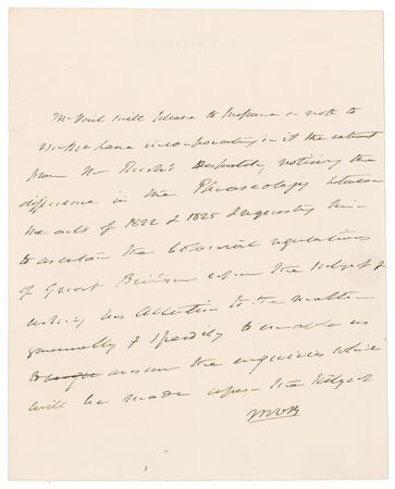 Lot #126 Martin Van Buren: Five Van Buren letters, penned as he fell victim to the treachery of John C. Calhoun - Image 7