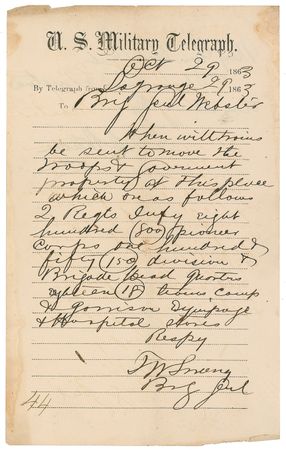 Lot #410 Joseph Dana Webster - Image 1