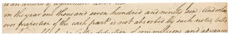 Lot #181 Declaration of Independence: James Wilson Signed Document - Image 1