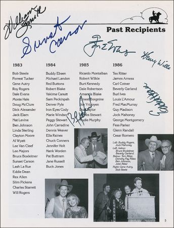 Lot #896 Golden Boot Awards Program - Image 5