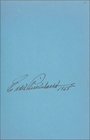 Lot #400 Eddie Rickenbacker Book - Image 1