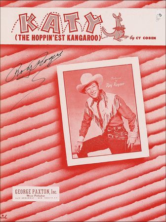 Lot #1001 Roy Rogers Sheet Music - Image 1