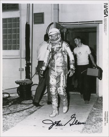 Lot #493 Mercury 7 Signed Photographs - Image 1