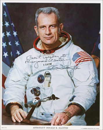 Lot #493 Mercury 7 Signed Photographs - Image 2