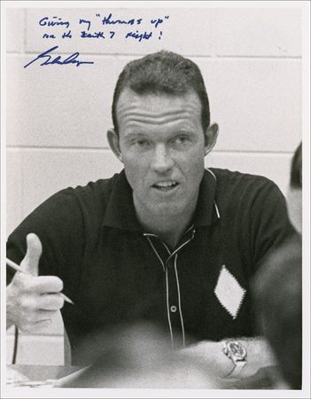 Lot #493 Mercury 7 Signed Photographs - Image 3