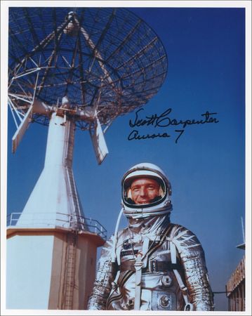 Lot #493 Mercury 7 Signed Photographs - Image 4