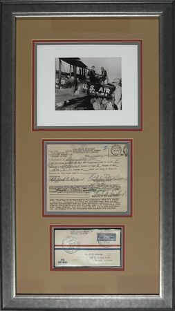 Lot #488 Charles Lindbergh: Just an obscure airmail pilot?about to alter history - Image 1