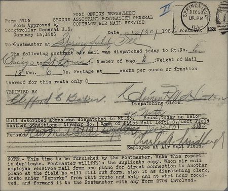 Lot #488 Charles Lindbergh: Just an obscure airmail pilot?about to alter history - Image 2