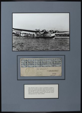 Lot #461 China Clipper: China Clipper crew-signed cover - Image 1