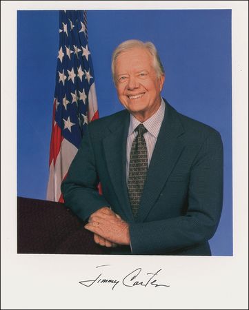 Lot #32 Gerald Ford and Jimmy Carter Signed Photographs - Image 2