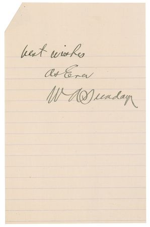 Lot #308 Billy Sunday: ?I never hated to refuse any one so badly in my life as I did you but I was so worn out I felt I could not add to my burdens? - Image 2