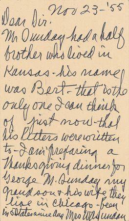 Lot #308 Billy Sunday: ?I never hated to refuse any one so badly in my life as I did you but I was so worn out I felt I could not add to my burdens? - Image 3