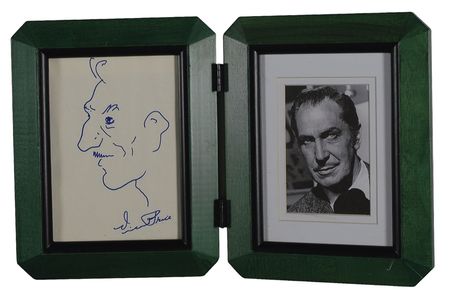 Lot #992 Vincent Price Sketch - Image 1