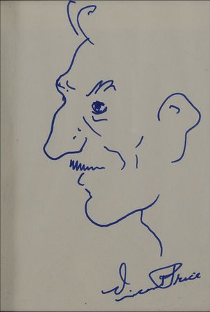 Lot #992 Vincent Price Sketch - Image 2