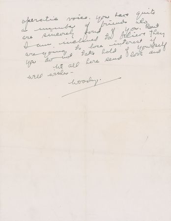 Lot #883 W. C. Fields: Fields pulls no punches with his mistress: “You are suffering from a very stubborn case of exaggerated ego. Give a few moments thought a day to someone else beside yourself and your virgin sister” - Image 2
