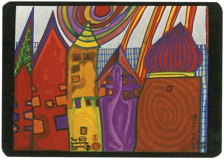 Lot #582 Friedensreich Hundertwasser Signed Photograph - Image 2