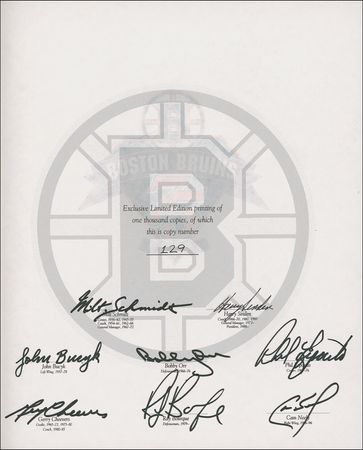 Lot #1110 Boston Bruins Book - Image 1