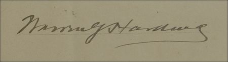 Lot #46 Warren G. Harding: Harding appoints a minister to Salvador - Image 2