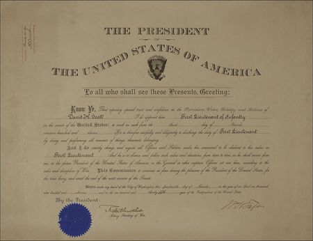 Lot #111 William H. Taft Signed Document - Image 1