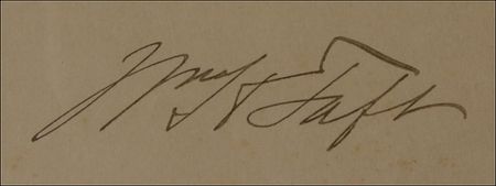 Lot #111 William H. Taft Signed Document - Image 2