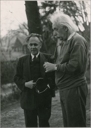 Lot #203 Albert Einstein: Fully signed check from his 74th year - Image 2