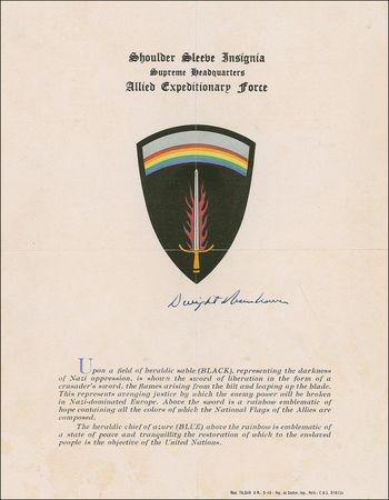 Lot #29 Dwight D. Eisenhower: Allied Expeditionary