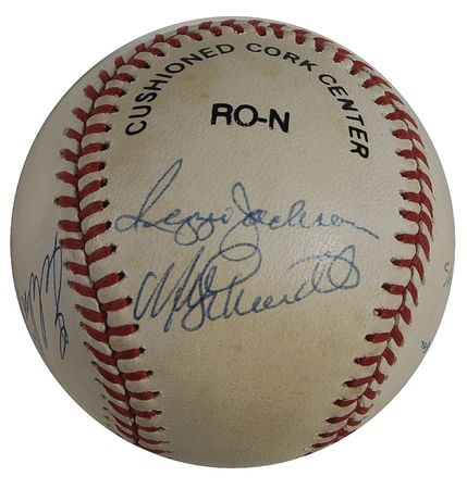 Lot #1099 Baseball: 500 Home Run Club Baseball - Image 3
