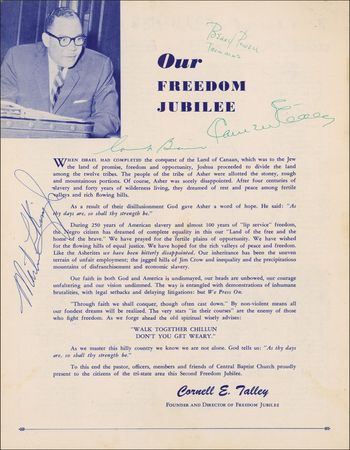 Lot #258 Martin Luther King, Jr.: King celebrates freedom in Pittsburgh - Image 2