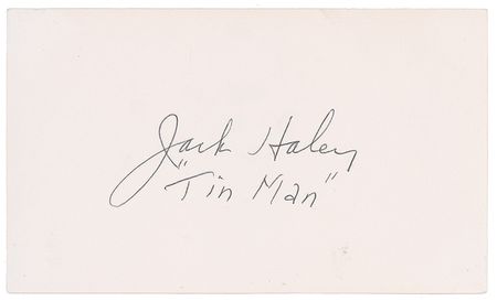 Lot #1064 Wizard of Oz: Seven Oz cast signatures - Image 4