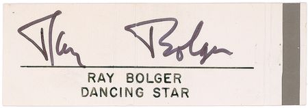 Lot #1064 Wizard of Oz: Seven Oz cast signatures - Image 5