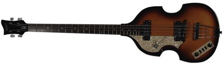 Lot #737 Beatles: Paul McCartney: McCartney signs his trademark Höfner ?violin? bass - Image 1