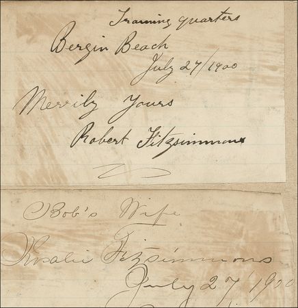 Lot #1143 Robert Fitzsimmons: One of heavyweight boxing?s most elusive champions - Image 1