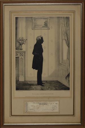 Lot #49 William Henry Harrison: Scarce bank draft signed by the man who would become America’s shortest-serving Chief Executive - Image 1
