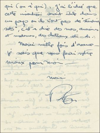 Lot #1030 Preston Sturges Handwritten Letter Signed - Image 2