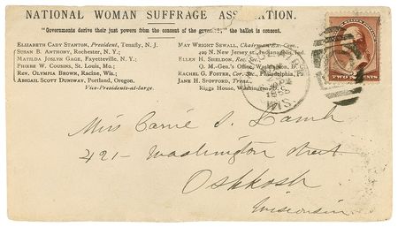 Lot #135 Susan B. Anthony: “I do hope you ladies will persevere in keeping up the agitation” - Image 3