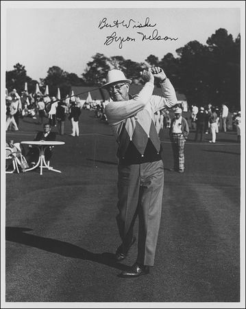 Lot #1220 Gene Sarazen and Byron Nelson Signed Photographs - Image 1
