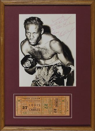 Lot #1128 Ezzard Charles Script - Image 1