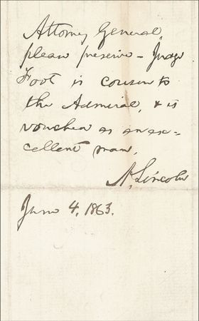 Lot #87 Abraham Lincoln - Image 1