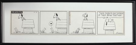 Lot #672 Charles Schulz: Love, under Snoopy’s