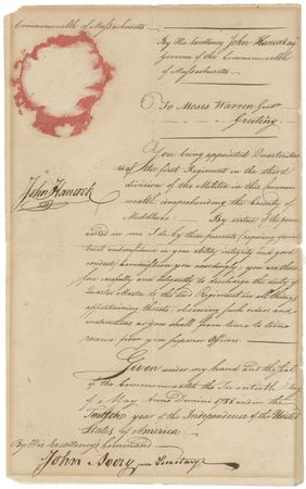 Lot #290 John Hancock - Image 1