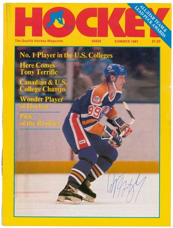 Lot #1182 Wayne Gretzky Magazine Covers - Image 1