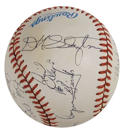 Lot #504 Mercury Astronauts: Mercury astronauts baseball - Image 1