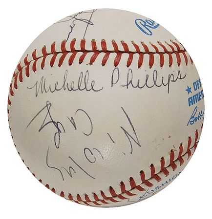 Lot #504 Mercury Astronauts: Mercury astronauts baseball - Image 4