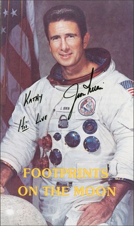 Lot #494 Jim Irwin: Apollo 16 moonwalker sends inspiration to a sick girl - Image 2