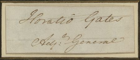 Lot #382 Horatio Gates Signature - Image 2